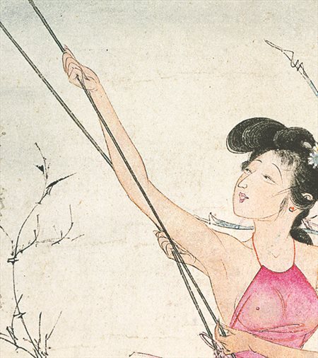 渝水-胡也佛的仕女画和最知名的金瓶梅秘戏图